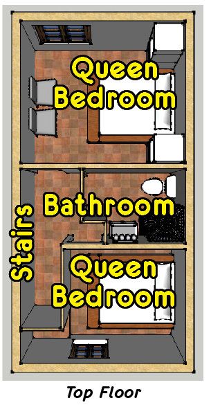Floor plans are available for all French Cottages properties